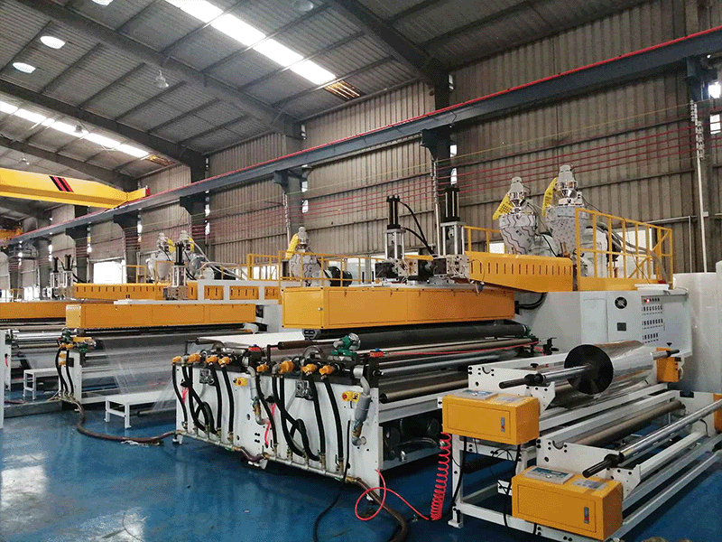 7 Layers Air Bubble Film Making Lamination Extruder