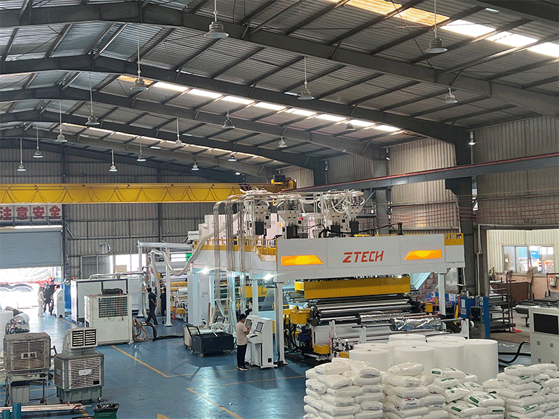 ABA Coextrusion Air Bubble Film Machine (HDPE/PP coextrusion)