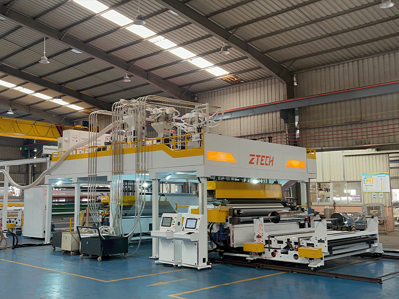 ABA Coextrusion Air Bubble Film Machine (HDPE/PP coextrusion)