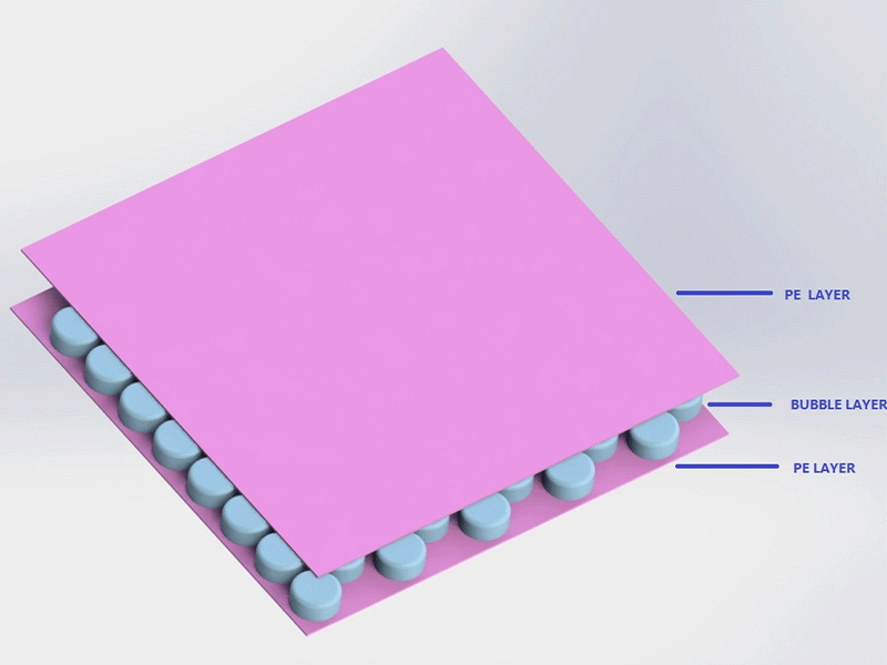 3 Layers Air Bubble Film Making Extruder